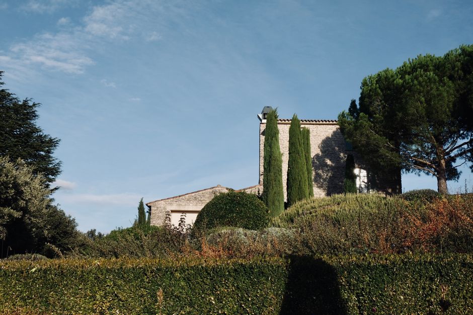 Sfeervol Toscaans landschap met velden en olijfbomen. Sfeervol Toscaans landschap met velden en olijfbomen.